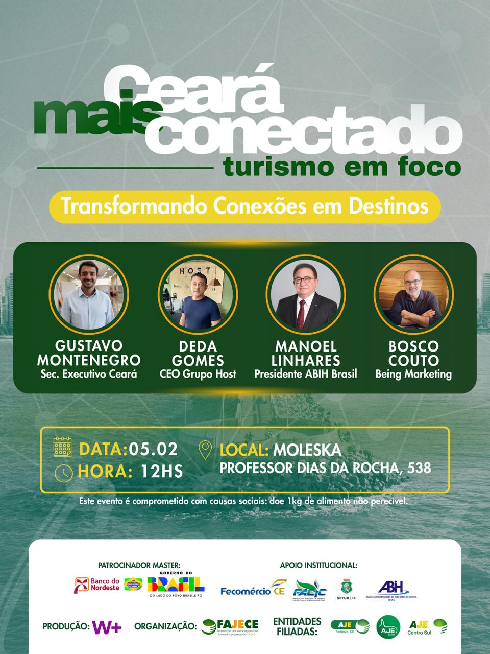 Flyer oficial do evento Ceará Mais Conectado